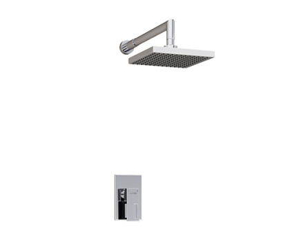A12528 Встраиваемый комплект для душа с верхней душевой насадкой Wasserkraft