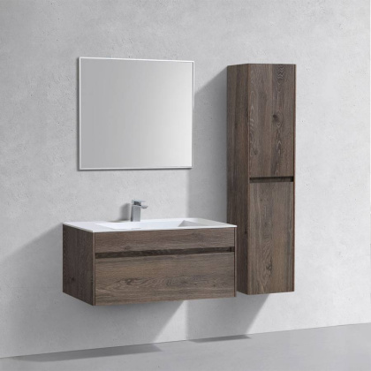 База под раковину Chiara 1000 подвесная, 1 выкатной ящик soft-close, R.Oak База под раковину Chiara 1000 подвесная, 1 выкатной ящик soft-close, R.Oak
