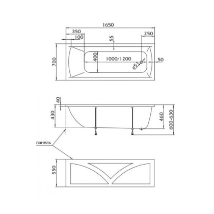 Панель FLAT 165 Панель FLAT 165