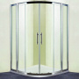 Душевой уголок RGW Hotel HO-511 130x130 профиль Хром стекло прозрачное