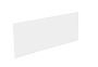 Фронтальная панель 165 см Creto П165MG белая Фронтальная панель 165 см Creto П165MG белая