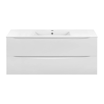 База под керамическую раковину Mia 1200 подвесная, 2 выкатных ящика soft close, G.White База под керамическую раковину Mia 1200 подвесная, 2 выкатных ящика soft close, G.White