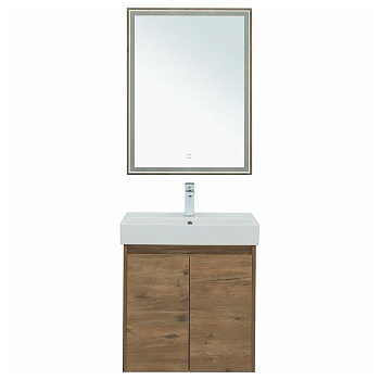 Мебель для ванной Aquanet Nova Lite 60 дуб рустикальный (2 дверцы)