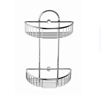 Двойная полочка для мыла угловая - мыльница Двойная полочка для мыла угловая - мыльница