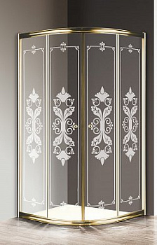 GIUBILEO-R-2-100-SCORREVOLE-CP-G Душевой уголок