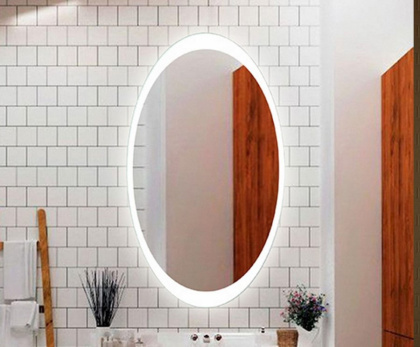 Зеркало Lily LED (ШхГхВ) 600х25х1050