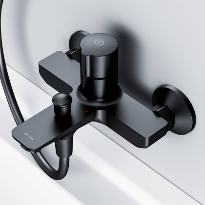 F85A10522 X-Joy TouchReel Смеситель д/ванны/душа Нажимной, чёрный F85A10522 X-Joy TouchReel Смеситель д/ванны/душа Нажимной, чёрный