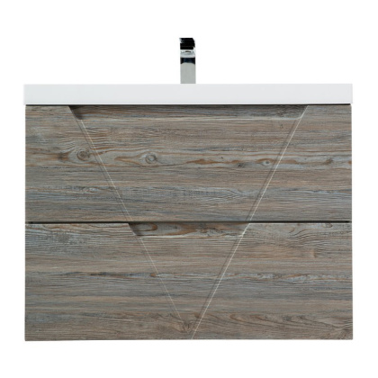 Тумба с раковиной подвесная BelBagno VITTORIA 80 Toros Bianco, раковина белая