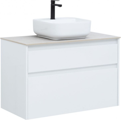Тумба под раковину Aquanet Nova Lite 90 белый (2 ящика) Тумба под раковину Aquanet Nova Lite 90 белый (2 ящика)