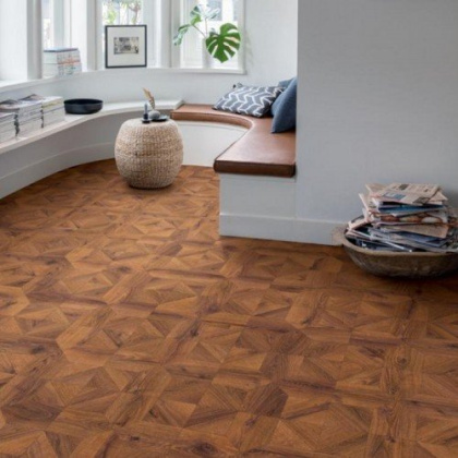 Ламинат Quick-step Impressive Patterns IPA 4144 Дуб медный брашированный (8мм/32кл/1,901м2), м2
