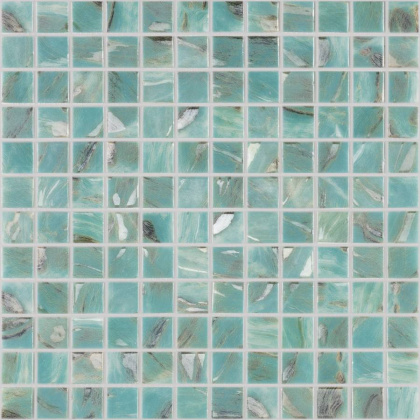 Стеклянная мозаика 7103 Oasis Turquoise 25x25, Oasis