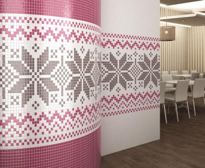 Мозайка Темари 20003 белая (12шт-1,066м2) 29,8*29,8*3,5, м2