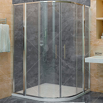 Душевой уголок RGW Hotel HO-511 110x110 030651111-11 профиль Хром стекло прозрачное