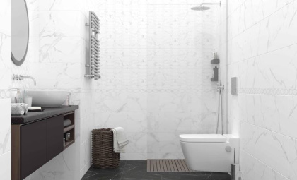 Бордюр Assol белый 1,6х25