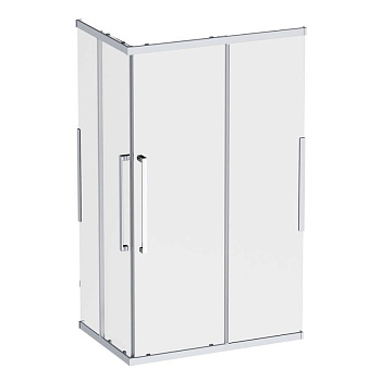 W84G-403-12080-MТ Душевое ограждение Func Square Slide 120х80, мат Хром, прозрачное