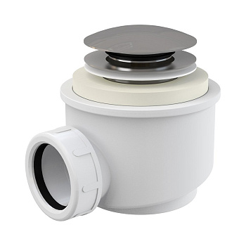 Сифон для душевого поддона CLICK/CLACK, металл