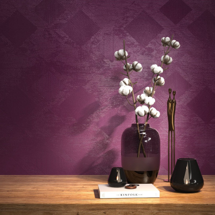 Обои виниловые Винтаж база универсальная, пурпурный