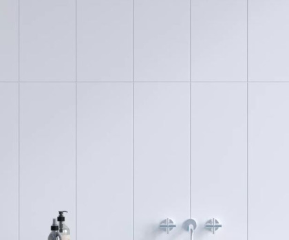 Диагональ белый матовый обрезной 25x75x0,9