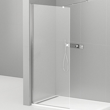 LIBERTA-L-1-125-C-Cr Душевая перегородка с односторонним входом 1250x1950 мм