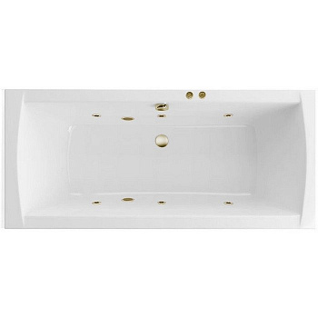 Ванна EXCELLENT Aquaria Lux 180x80 "SOFT" (бронза)