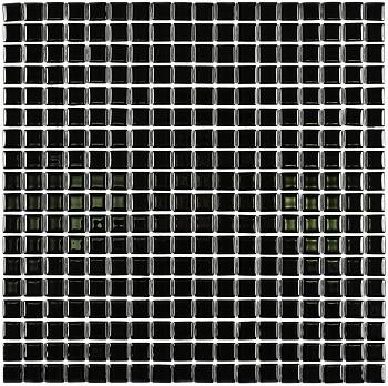 Мозаика стеклянная Super Black (чип 4*15*15) 300*300 (22шт.-1.98м2), м2 Мозаика стеклянная Super Black (чип 4*15*15) 300*300 (22шт.-1.98м2), м2