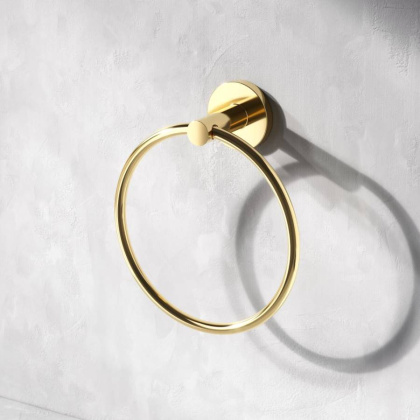 Кольцо для полотенец, золото A85A34499