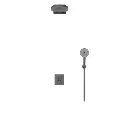 Душевой комплект Inspire VSFW-3I21T1GM встраиваемый, термостатический, 2 режима, вороненая сталь Душевой комплект Inspire VSFW-3I21T1GM встраиваемый, термостатический, 2 режима, вороненая сталь