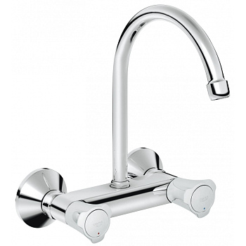 Смеситель для кухни GROHE Costa L, настенный с высоким изливом, хром (31191001)