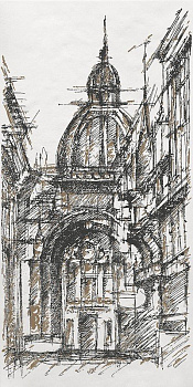 Декор Беллони матовый обрезной 40x80x1 Декор Беллони матовый обрезной 40x80x1