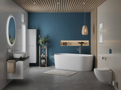 Акриловая ванна BELBAGNO BB411-1700-800-MATT, белая матовая