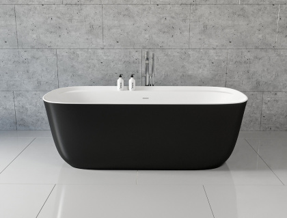 Акриловая ванна Aquanet Family Fine 170x78 95778 Matt Finish (панель Black matte)