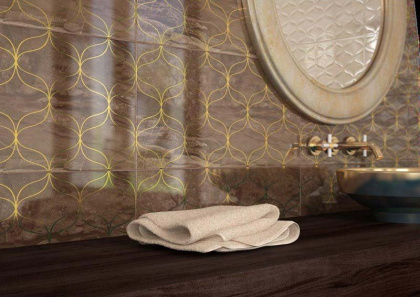 Ethereal Gold Декор коричневый K082266 30х60