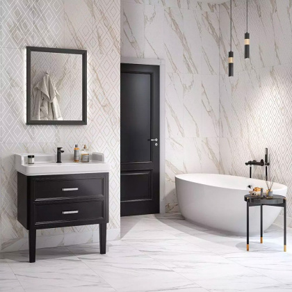 Плинтус FMF007R Алентежу Белый (30см*11,2см*11мм) (9шт/0,302м2) матовый, шт