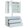 Мебель для ванной Aquanet София 105 белый глянец (2 ящика)