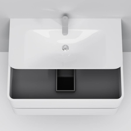 M30WPC1001WG Sensation, раковина мебельная , искусственный мрамор, 100 см, встроенная в столешницу,