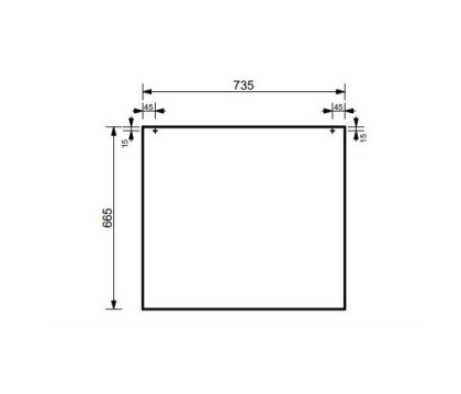Экран торцевой для ванны "Gracia silk" левая/правая 750 Экран торцевой для ванны "Gracia silk" левая/правая 750