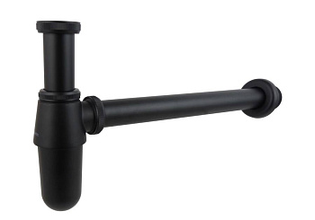 Сифон AQUATEK, матовый черный AQ6011MB 