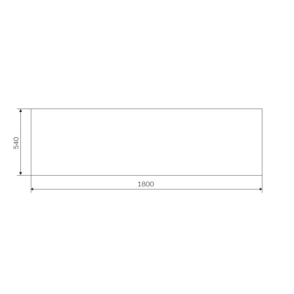 W93A-180-070W-P Gem, панель фронтальная 180x70/180x80 W93A-180-070W-P Gem, панель фронтальная 180x70/180x80