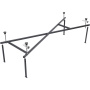 Каркас сварной для акриловой ванны Aquanet Bright 170x75 Каркас сварной для акриловой ванны Aquanet Bright 170x75