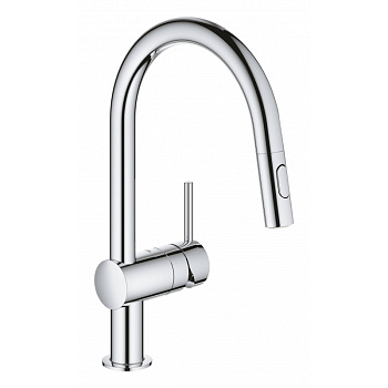 Смеситель для кухни Grohe Minta выдвижной излив хром (32321002)