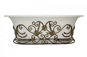 Кованая подставка для ванны "Лион" (патина)