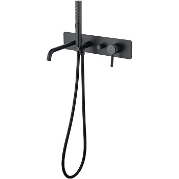 Смеситель для ванны Allen Brau Priority 5.31A05-31 (с внутренней частью) черный матовый Смеситель для ванны Allen Brau Priority 5.31A05-31 (с внутренней частью) черный матовый