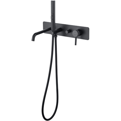 Смеситель для ванны Allen Brau Priority 5.31A05-31 (с внутренней частью) черный матовый Смеситель для ванны Allen Brau Priority 5.31A05-31 (с внутренней частью) черный матовый