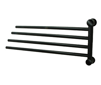 K-1034BLACK Держатель полотенец  4-е рога K-1034BLACK Держатель полотенец  4-е рога