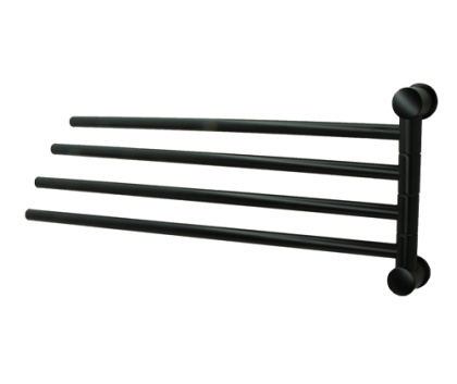 K-1034BLACK Держатель полотенец  4-е рога K-1034BLACK Держатель полотенец  4-е рога