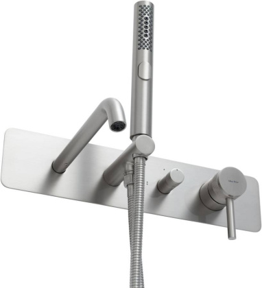 Смеситель для ванны Allen Brau Priority 5.31A06-BN (с внутренней частью) никель браш Смеситель для ванны Allen Brau Priority 5.31A06-BN (с внутренней частью) никель браш