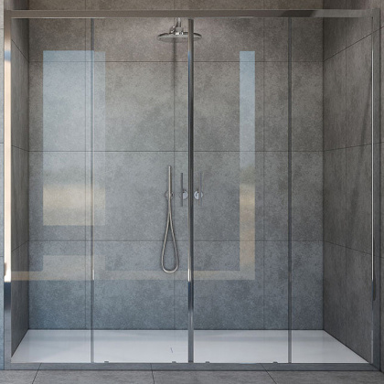 Душевая дверь Garda VDS-1G2200CL, 2000, хром, стекло прозрачное