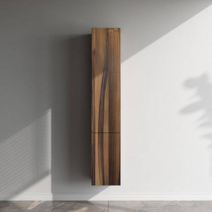 Шкаф-пенал подвесной левый, двери push-to-open, 167х30х31,4 см, коричневый, M90CHL0306HF