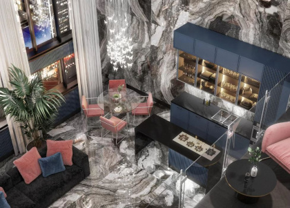 Ониче серый темный лаппатированный обрезной 60x119,5x0,9