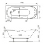Акриловая ванна VAGNERPLAST MINERVA 170x70